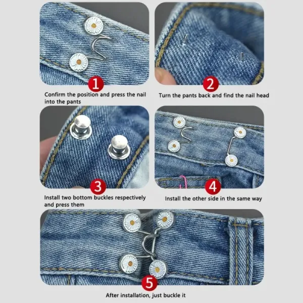 Pants Waist Adjustment Button Pin
