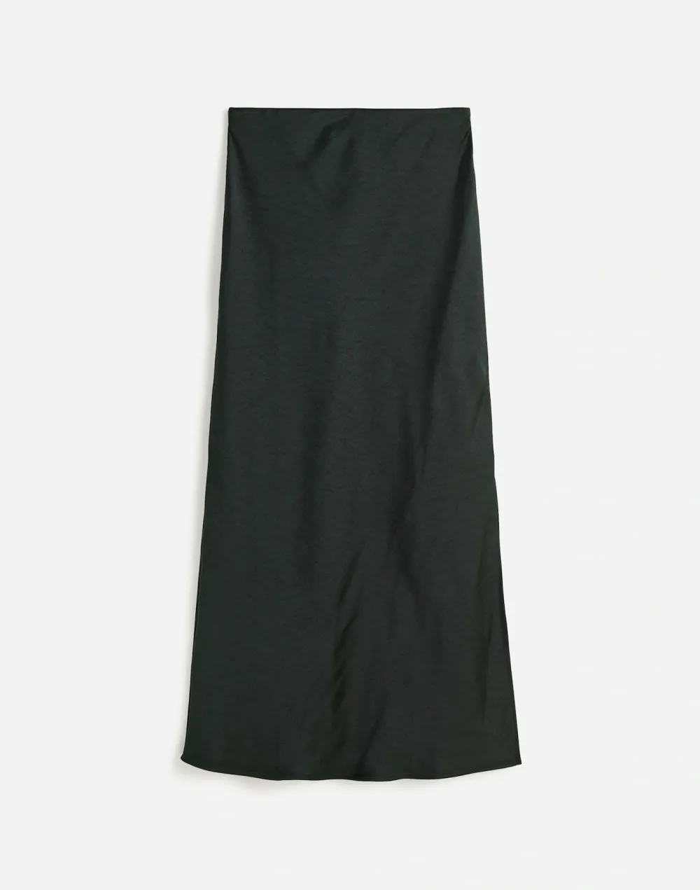 Elegant Satin Wrap Maxi Skirts