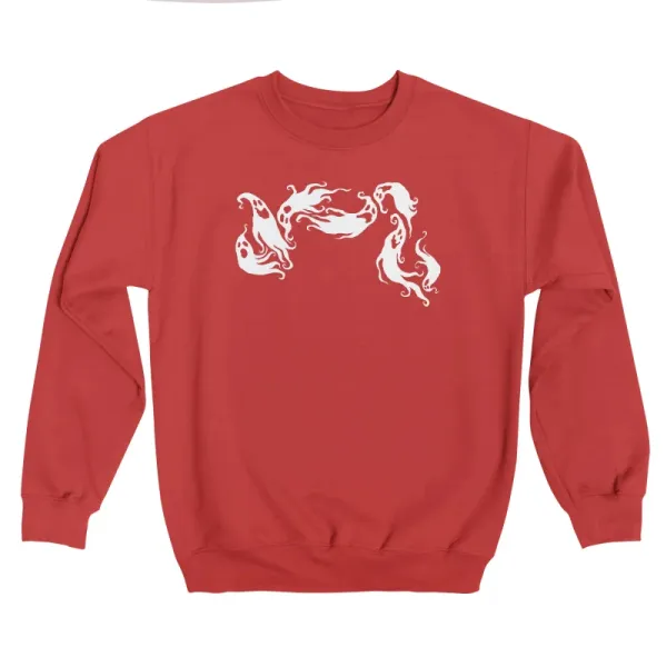 Haunted Red Sweatshirt
