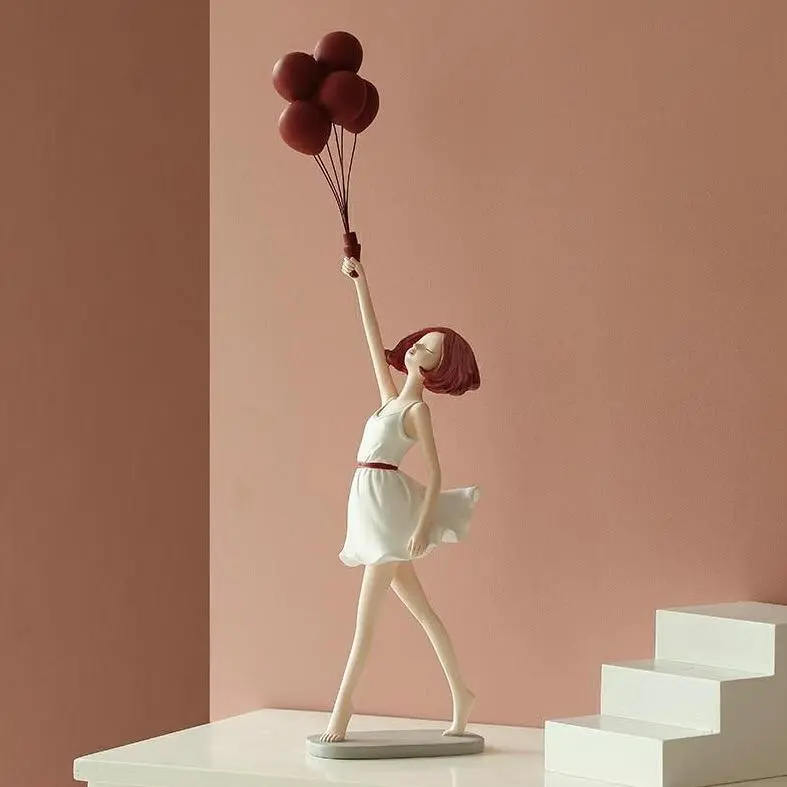 Girl With Balloon Sculpture