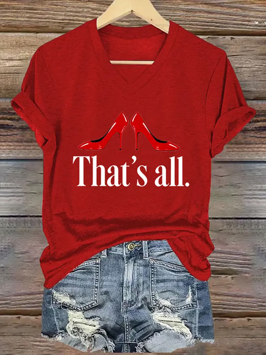 Women's Casual Print Short-Sleeve T-Shirt