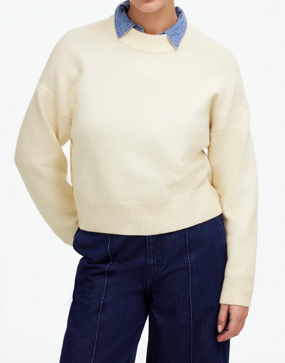 Boxy Crewneck Sweaters