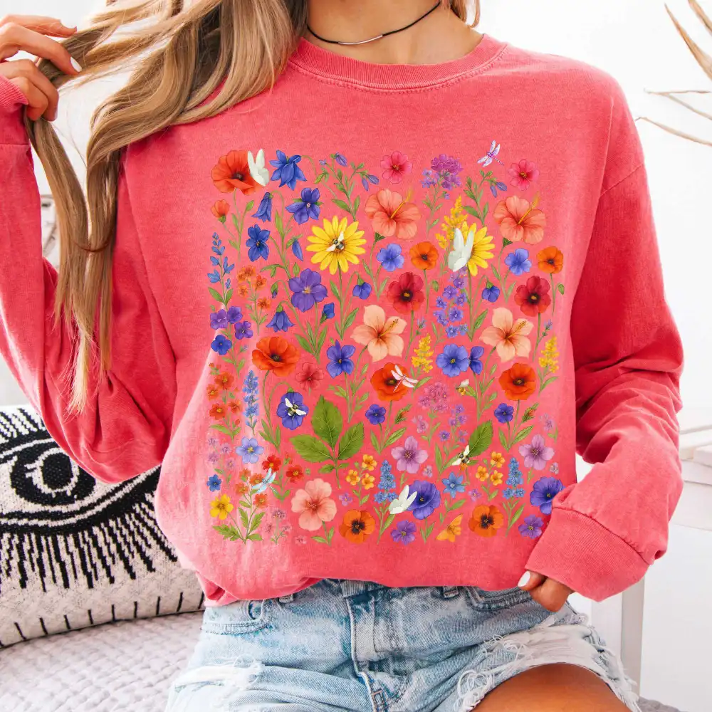Wildflowers Long Sleeve Shirt