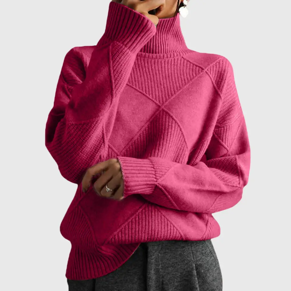 Classic Turtleneck Knit Sweater