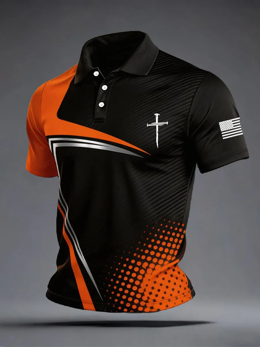 Men's America Anniversary Short-Sleeve Polo Shirt
