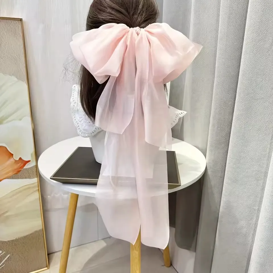 Elegant Oversized Bow Hair Accessory