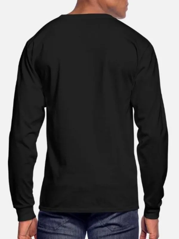 Men's Color 1965 Digital Print Casual Style Long-Sleeved T-Shirt