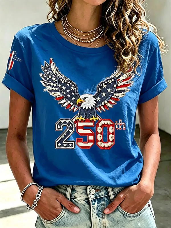 250Th Anniversary Edition Women'S Printed T-Shirt From The United States