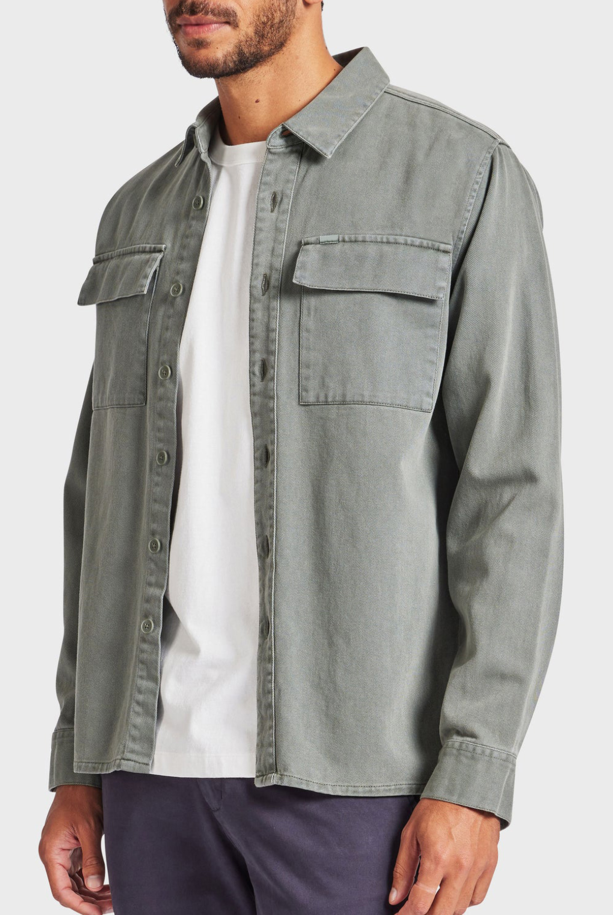 Essential Overshirt- Dutch blue