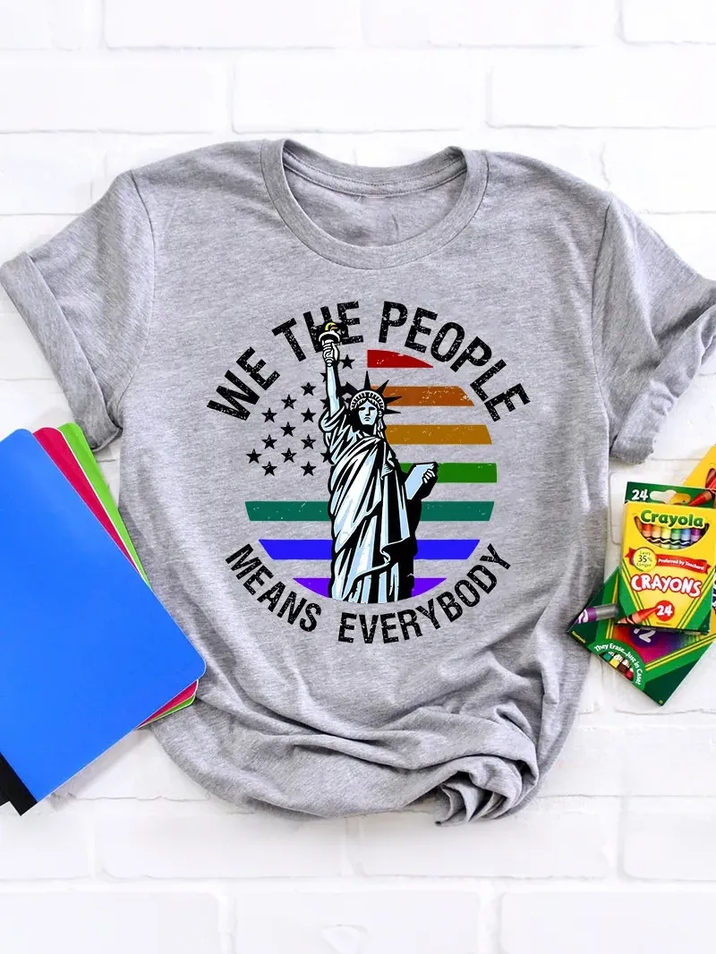 We The People Means Everybody Teacher T-Shirt