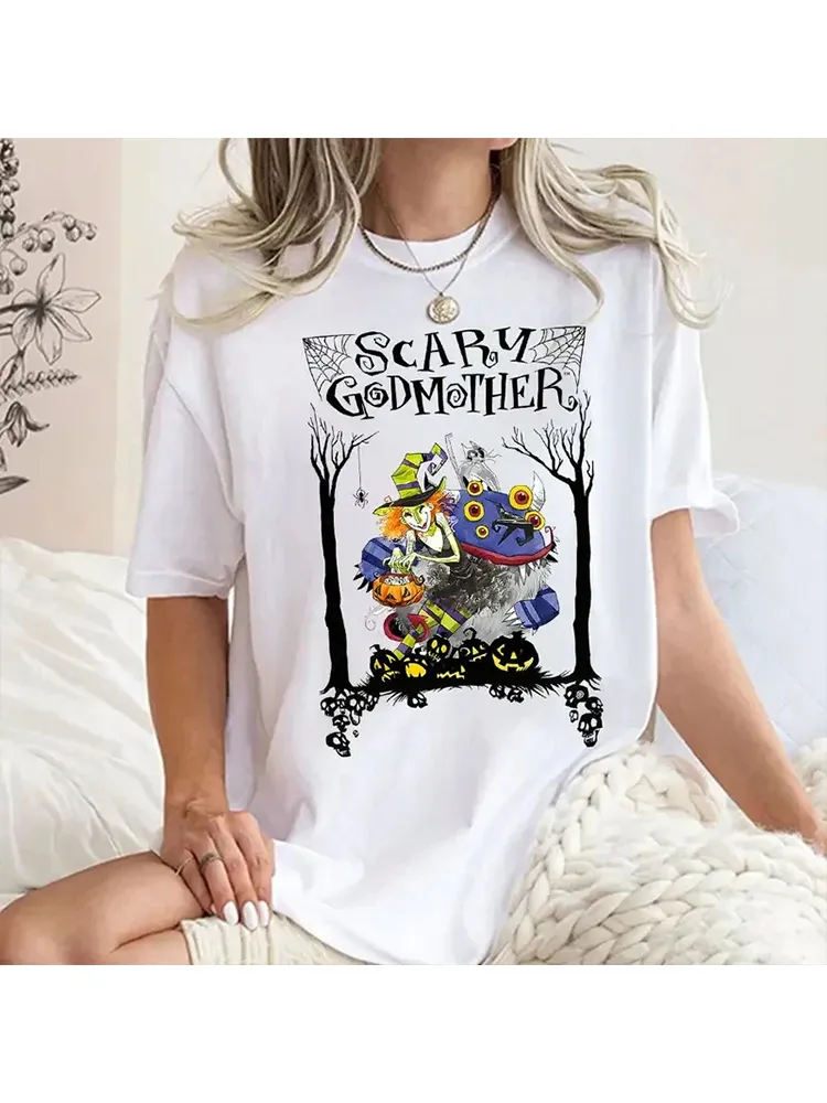 💥LAST DAY SALE 50% OFF💥sacry godmother halloween retro witch harry the werewolf t -shirt