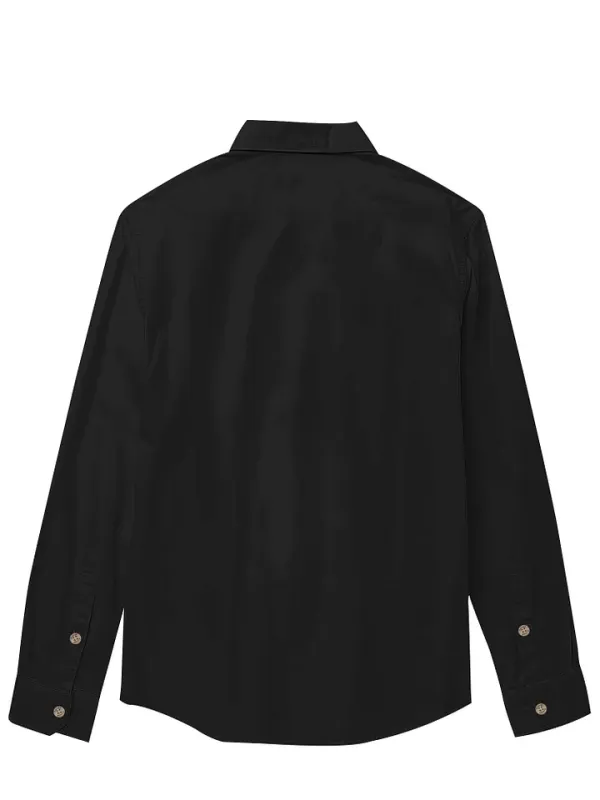 Vintage Western Cowboy - 100% Cotton Long Sleeves Shirt