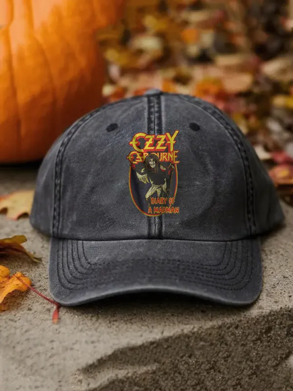 RetroCasual Style Print Baseball Cap
