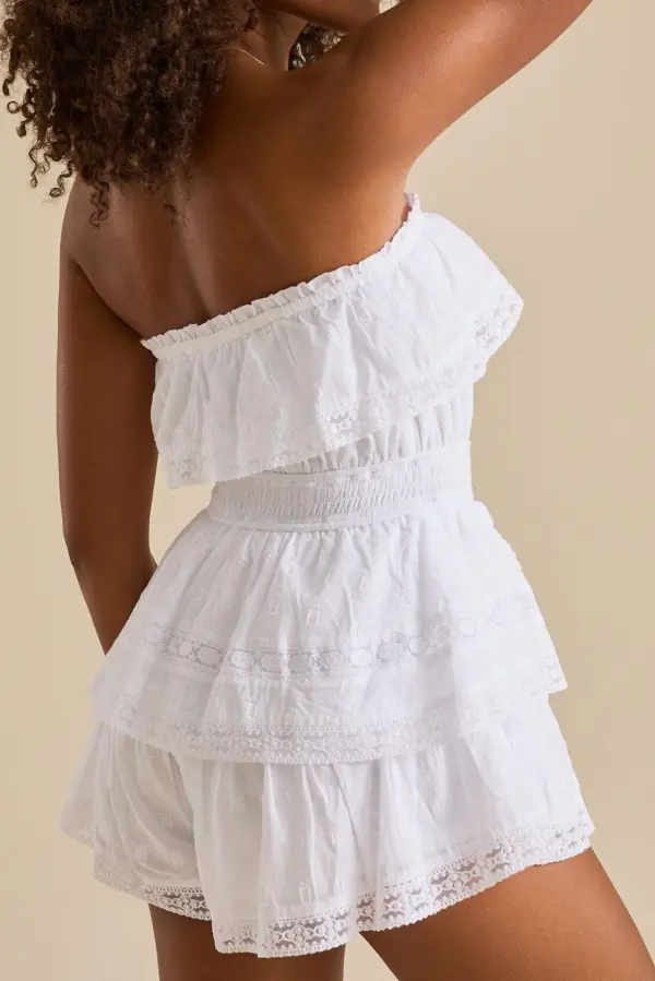 Strapless Romper