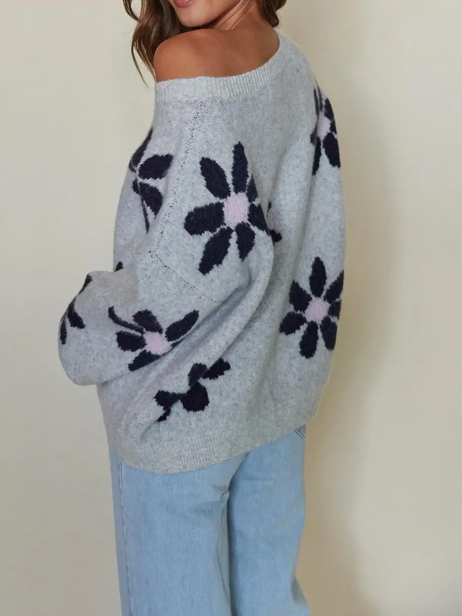 Floral Sweater