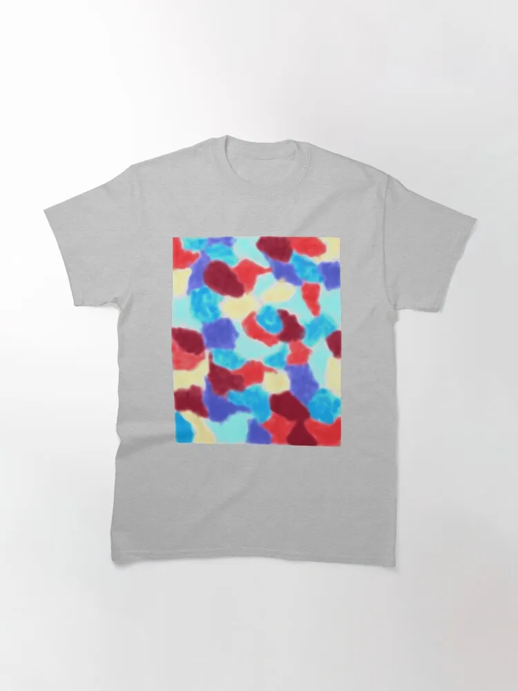 Tye Dye Look Multi Color Classic T-Shirt