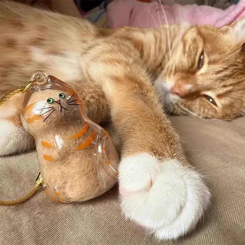 🎉Pet Hair Storage Keychain, the keychain for storing your cute pet's hair, is now on 50% off!