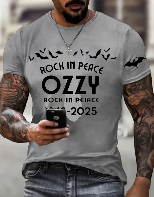 Men'S Ozzy Osbourne Printed T-Shirt