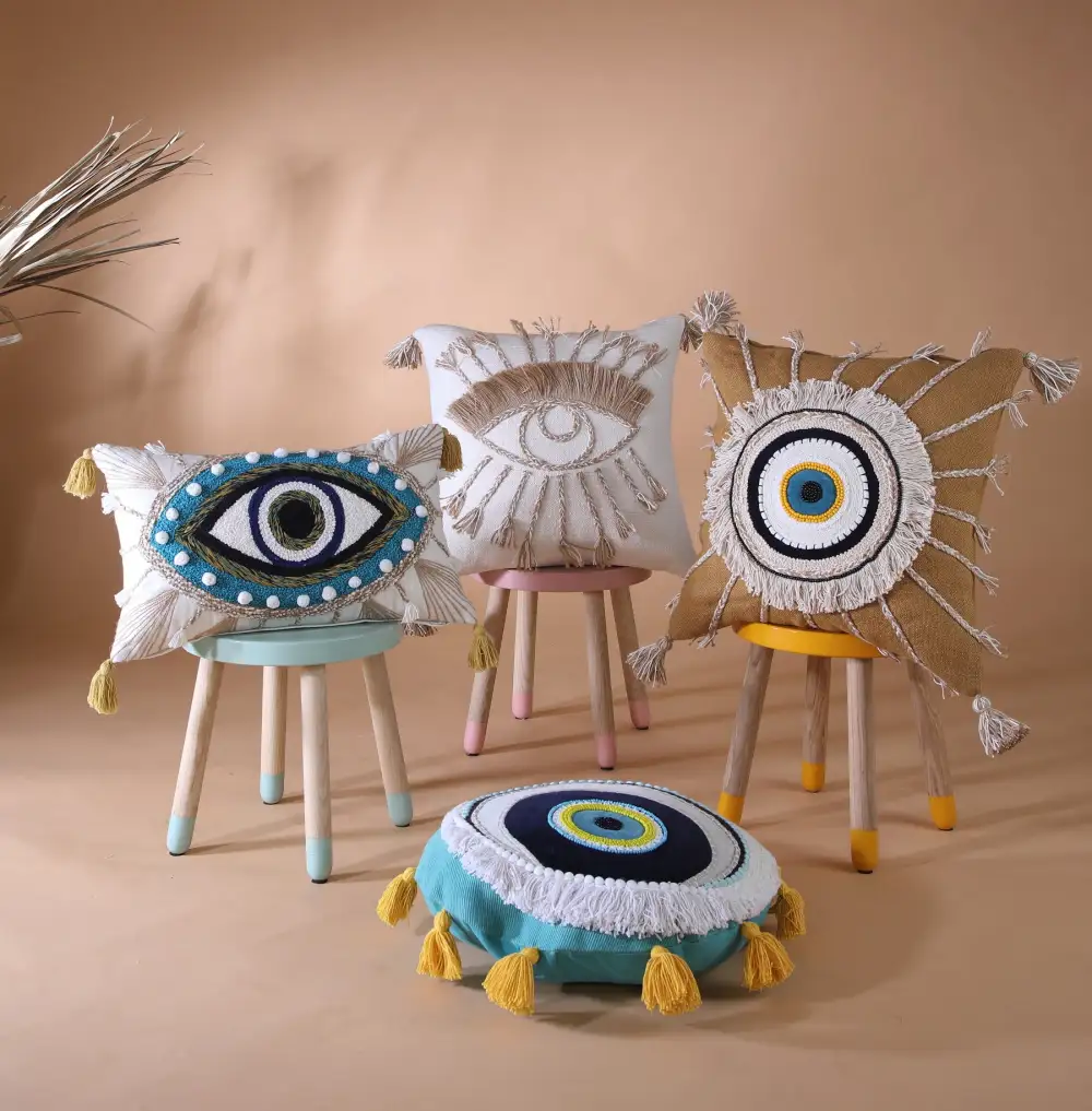 Evil Eye Cushion Cover