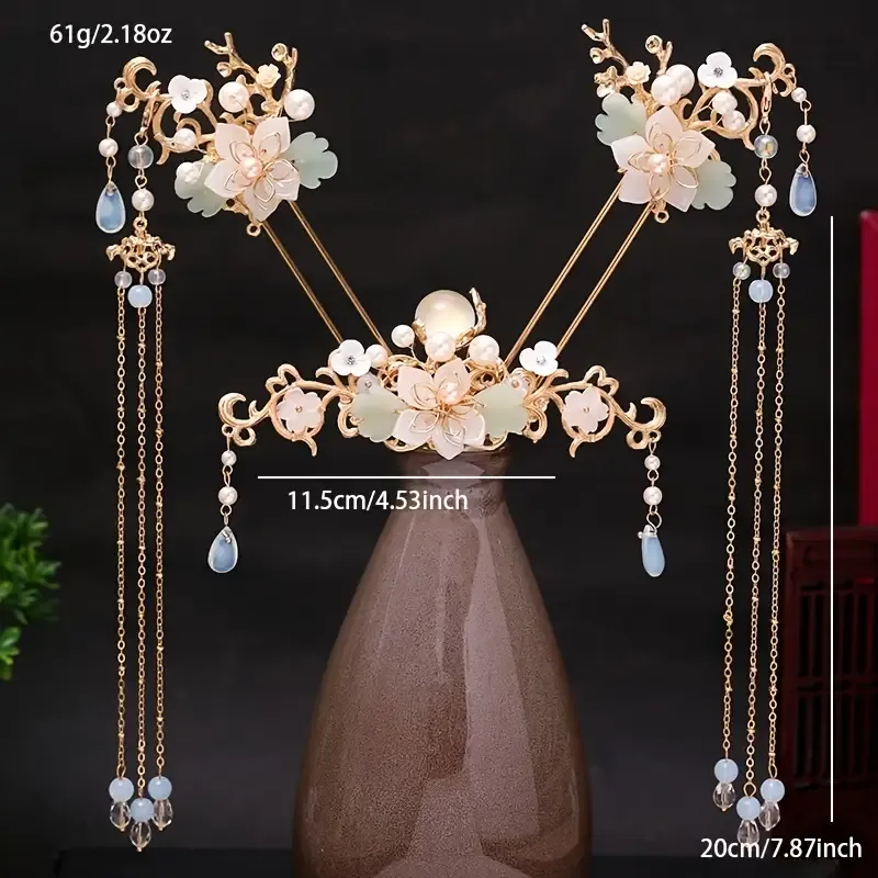 Elegant U-Shaped Ancient Hanfu Costume Hair