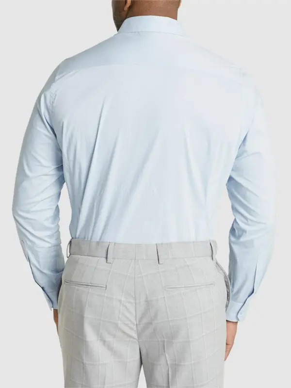 Plain Long-Sleeve Formal Shirts
