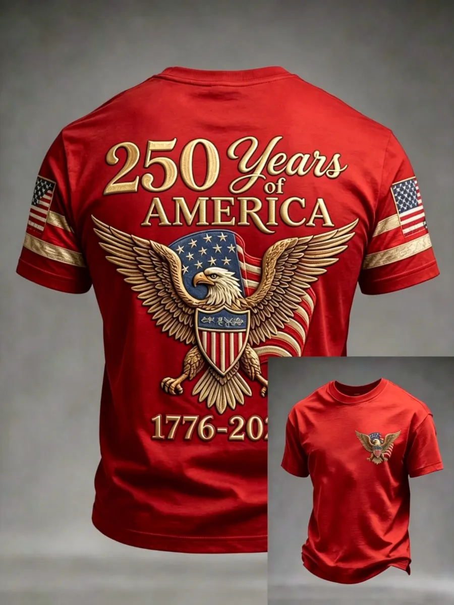 Men's America's 250th Anniversary Faith Print Shirt