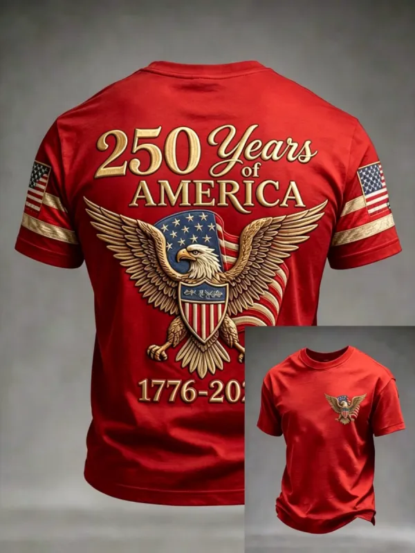 Men's America's 250th Anniversary Faith Print Shirt