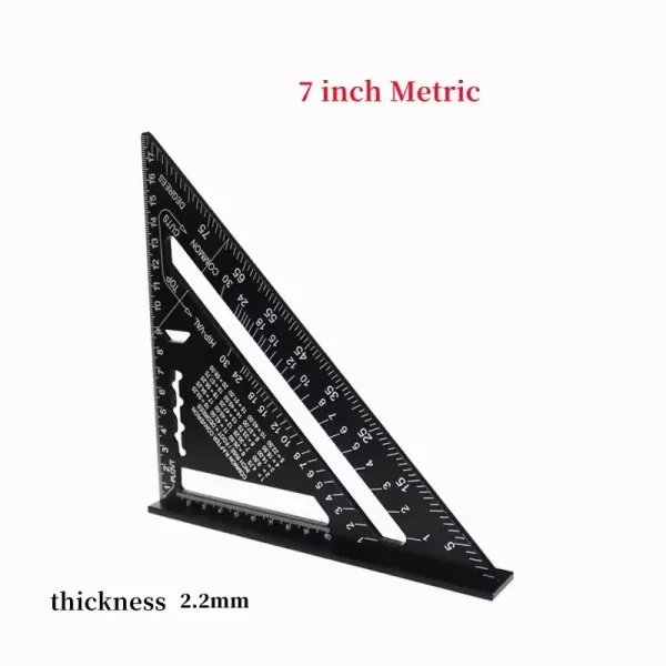 Aluminum Alloy Triangle Ruler
