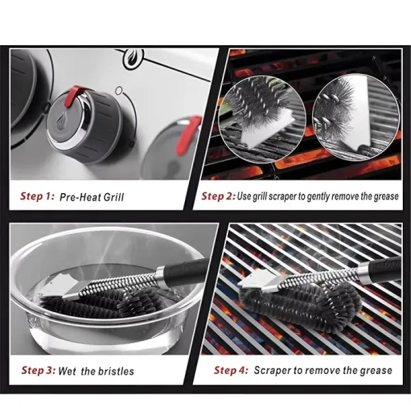 Barbecue Steel Wire Cleaning Brush