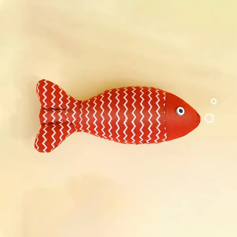 Cat Fish Toy Cat Scratcher Catnip Toy