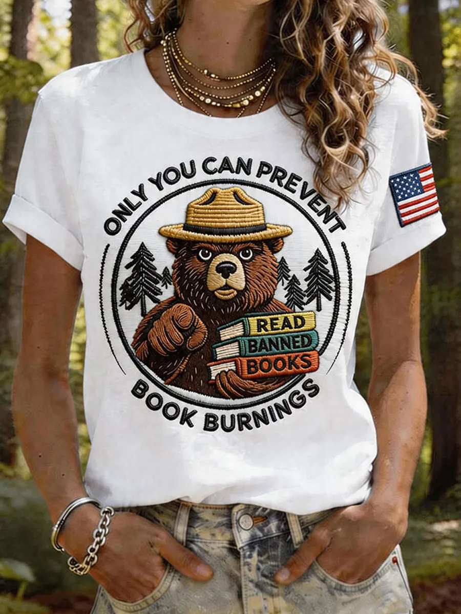 Women's Forest Conservation Print T-shirt