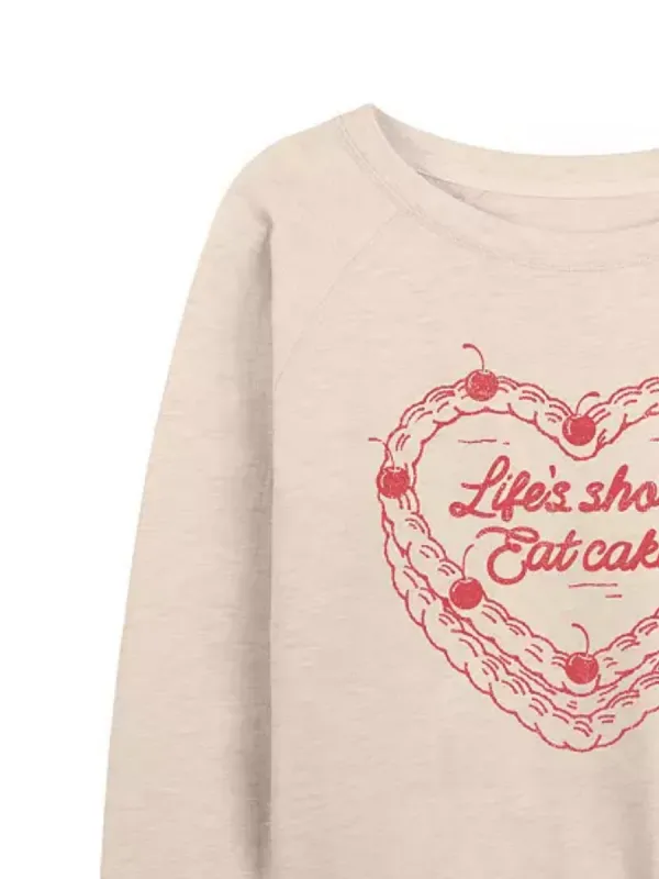 Cake Printed Long Sleeve T-Shirt