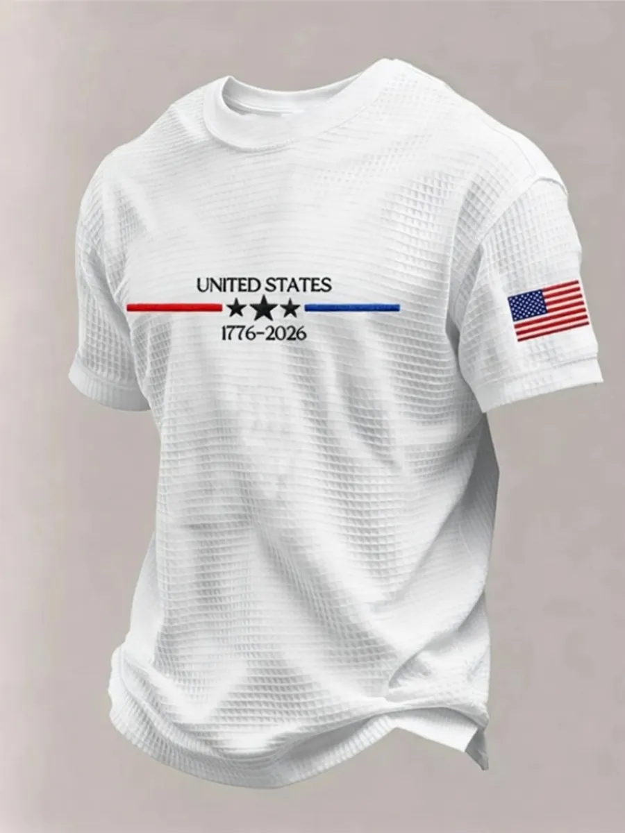 Men's United States Waffle Short Sleeve Shirt
