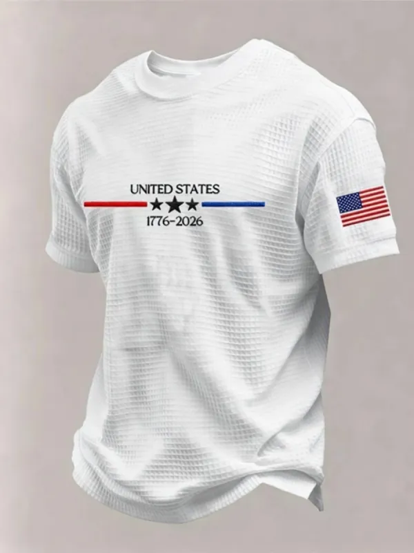 Men's United States Waffle Short Sleeve Shirt