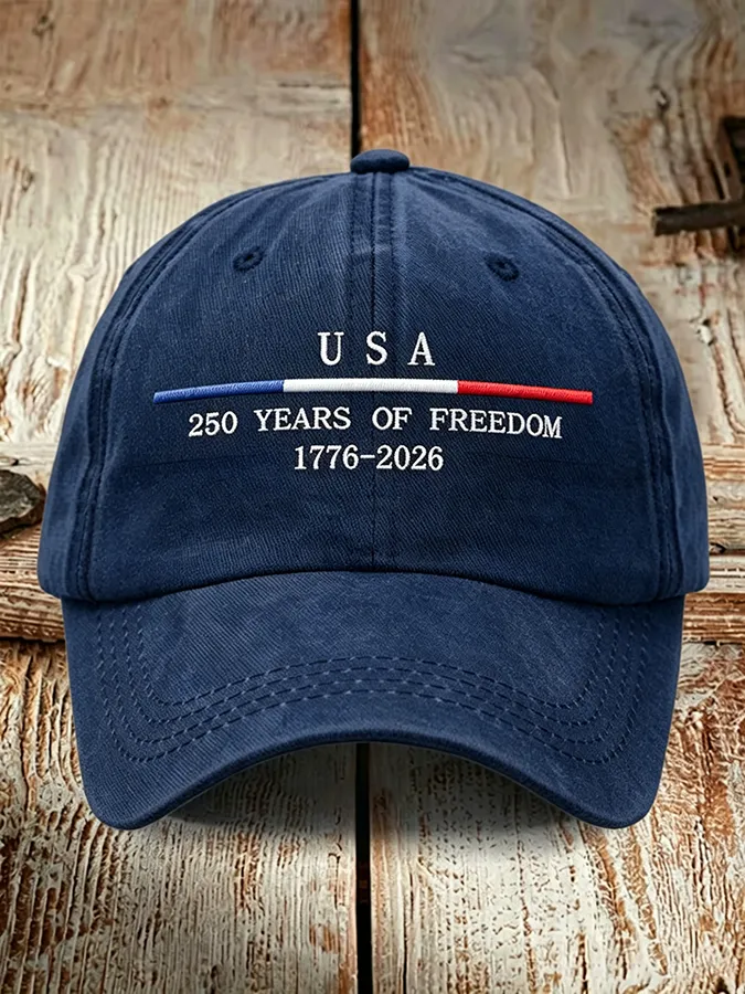 250Th Anniversary Embroidered Duck Tongue Hat In The United States