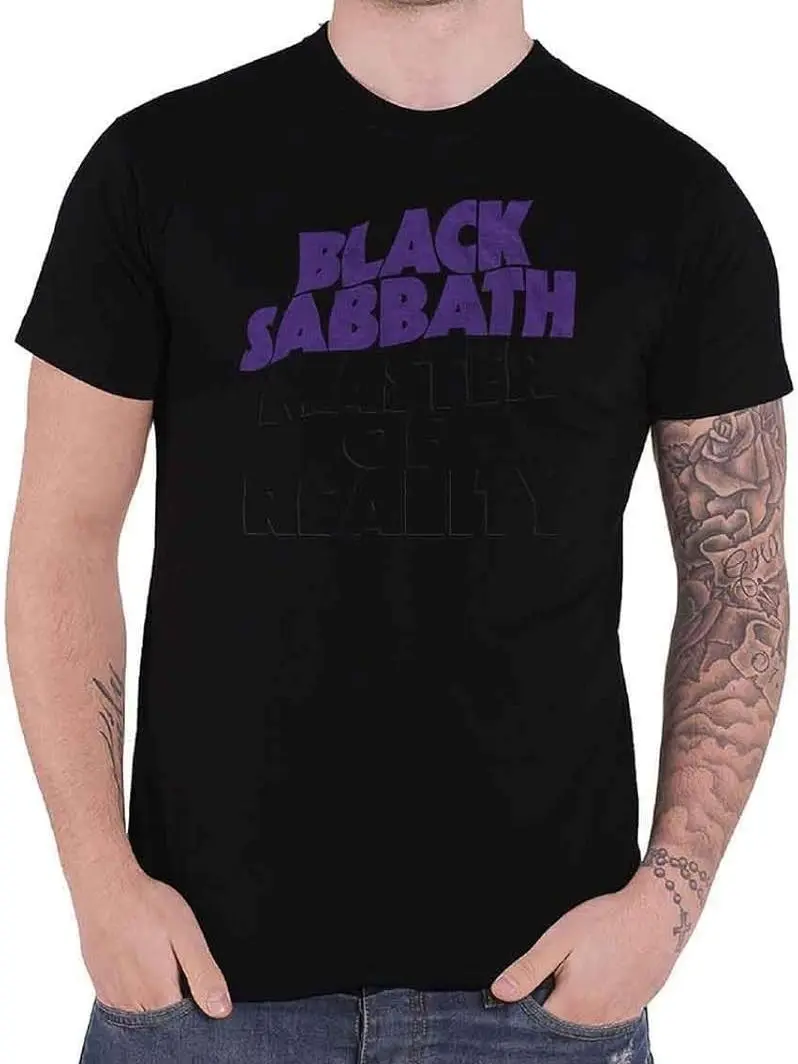 Men's Black Sabbath Printed Round Neck T-Shirt