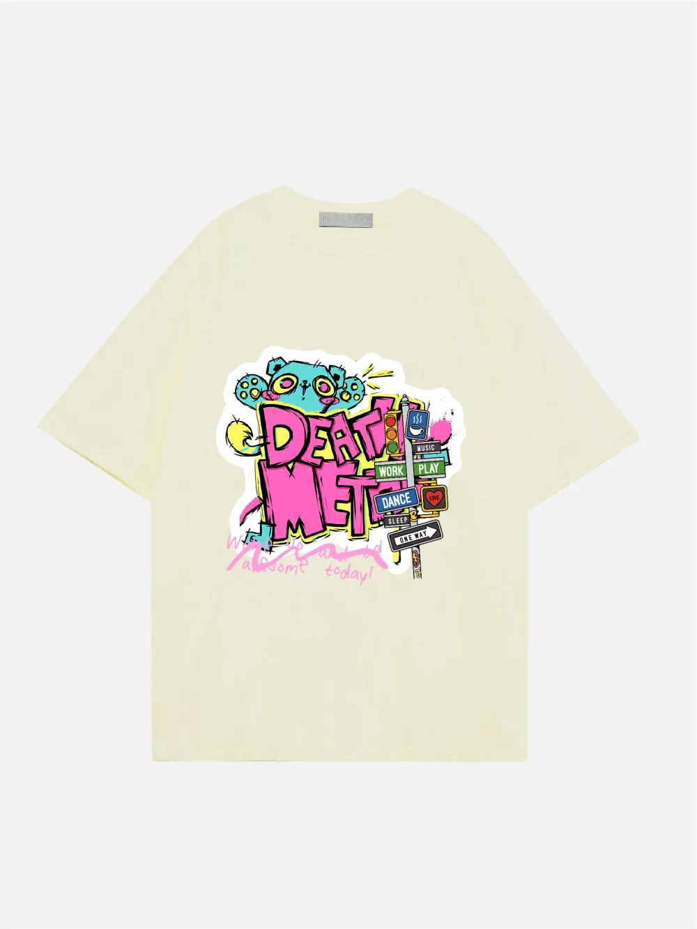 Women's Cute Pattern Printed T - Shirt