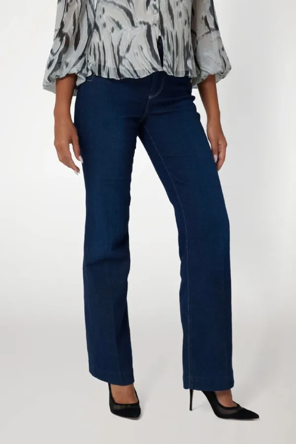 High Waist Flared Leg Jeans
