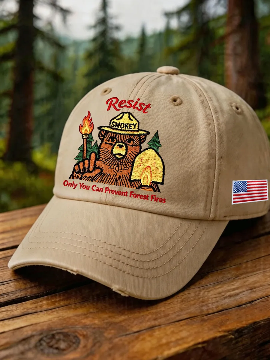 Unisex Resist Save The Forest Service Hat