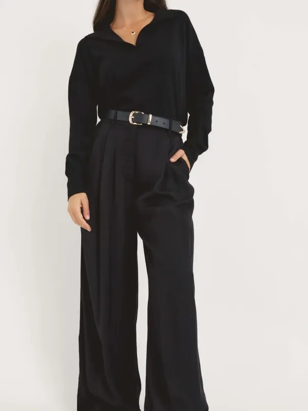 Long Sleeve Black Sweater