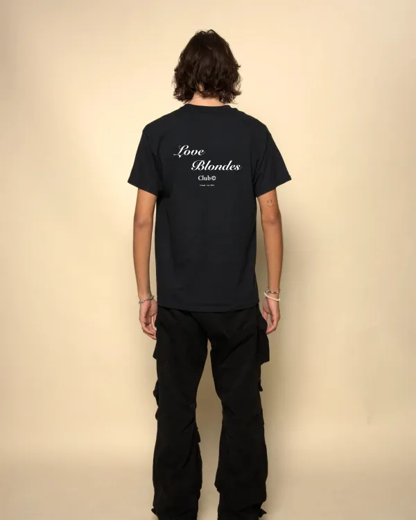 Men's LOVE BLONDES CLUB Print Crew Neck T-Shirt