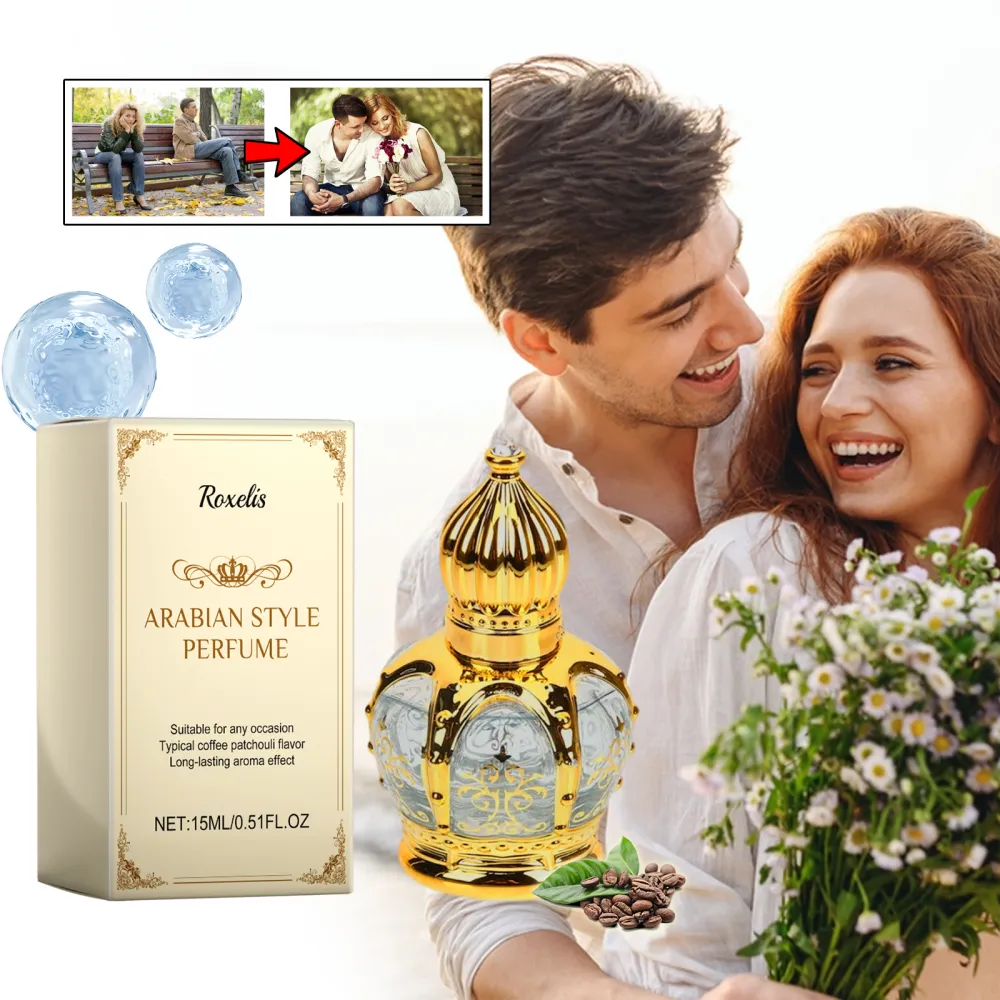 Roxelis Coffee & Patchouli Style Perfume - Natural, Fresh & Elegant, with a Long-lasting Lingering Scent, Enhances Charm and Ambience, Perfect for Dates-WH