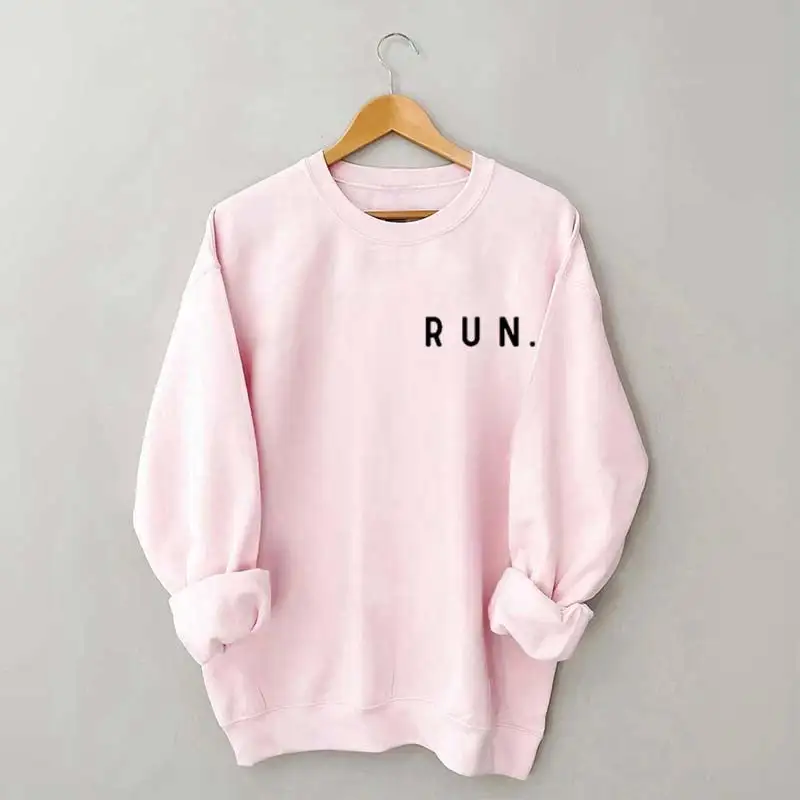 Minimalist Running Marathon Runner Sweatshirt
