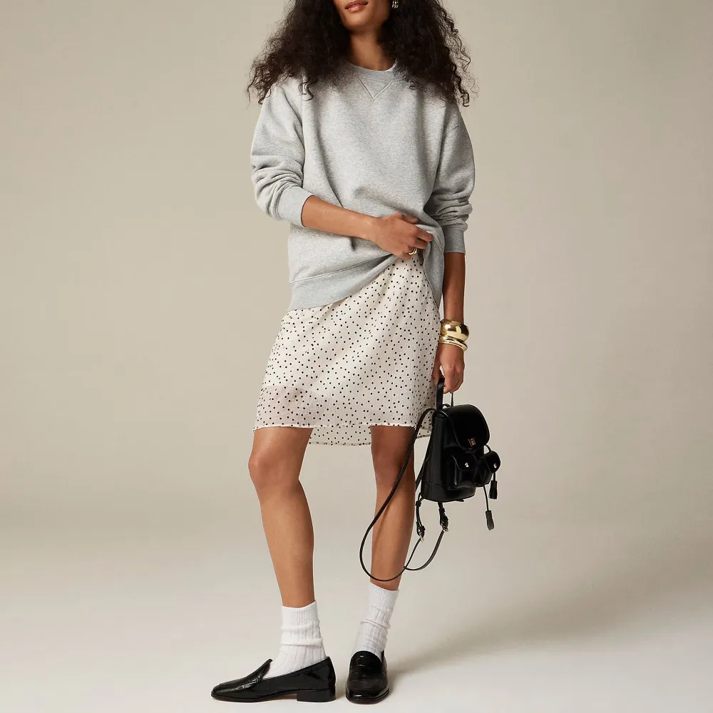 Fleece Oversized Crewneck Sweatshirts