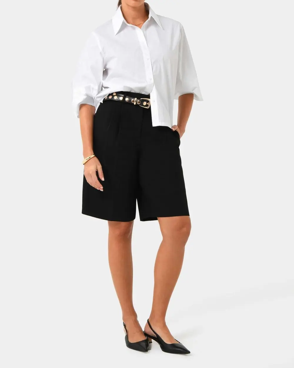 Relaxed Fit Puff Sleeve Shirt