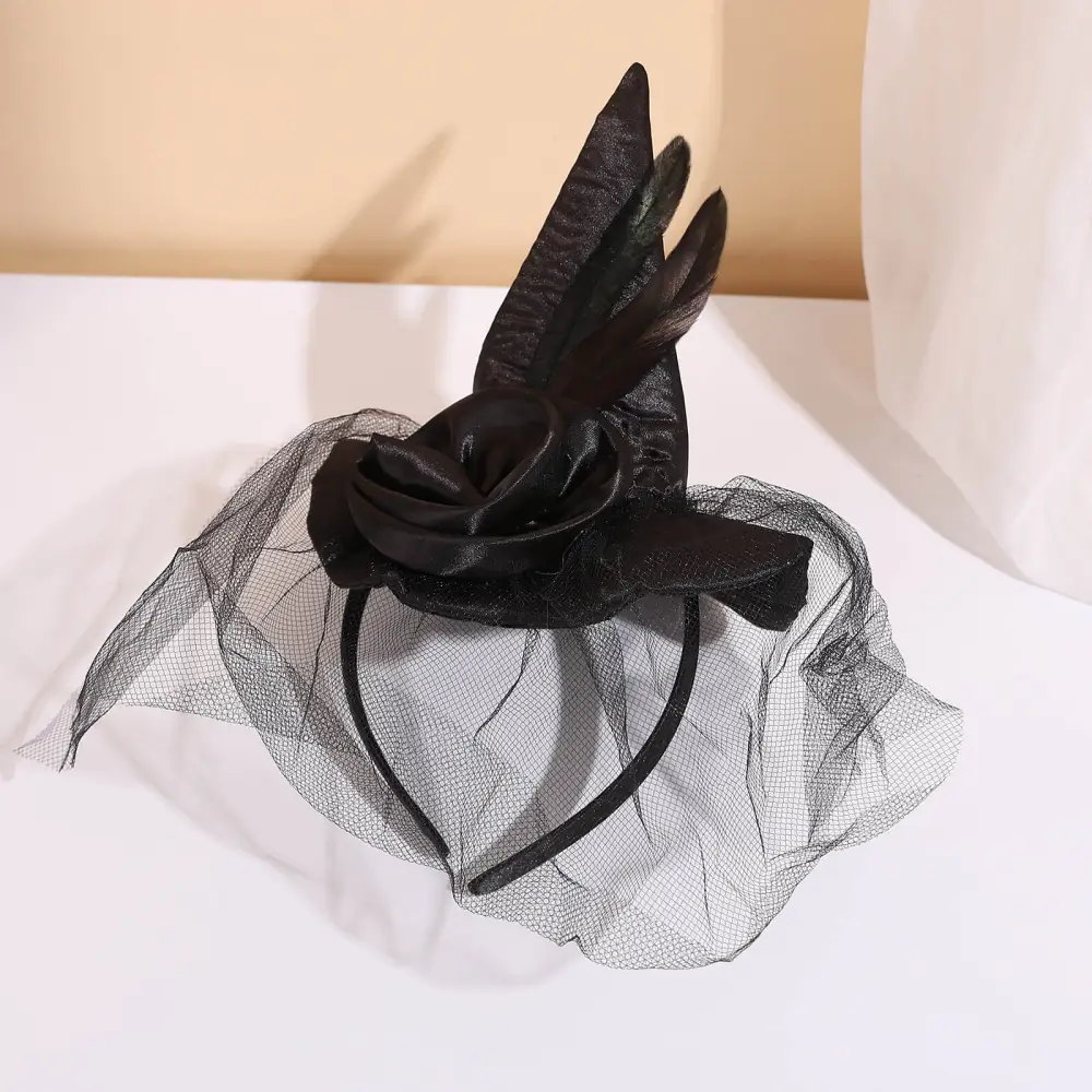 Halloween Witch's Pointed Hat Headdress Holiday Party （38.5*33cm）