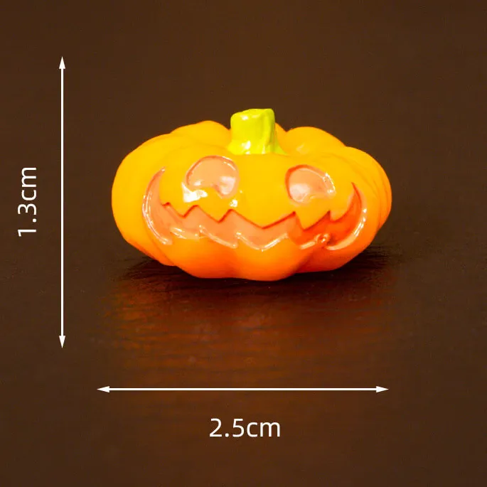 8Pcs Halloween Kawaii Luminous Mini Figurine