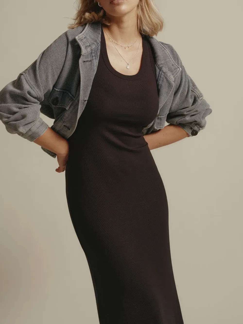 Basics Tank Slip Dress
