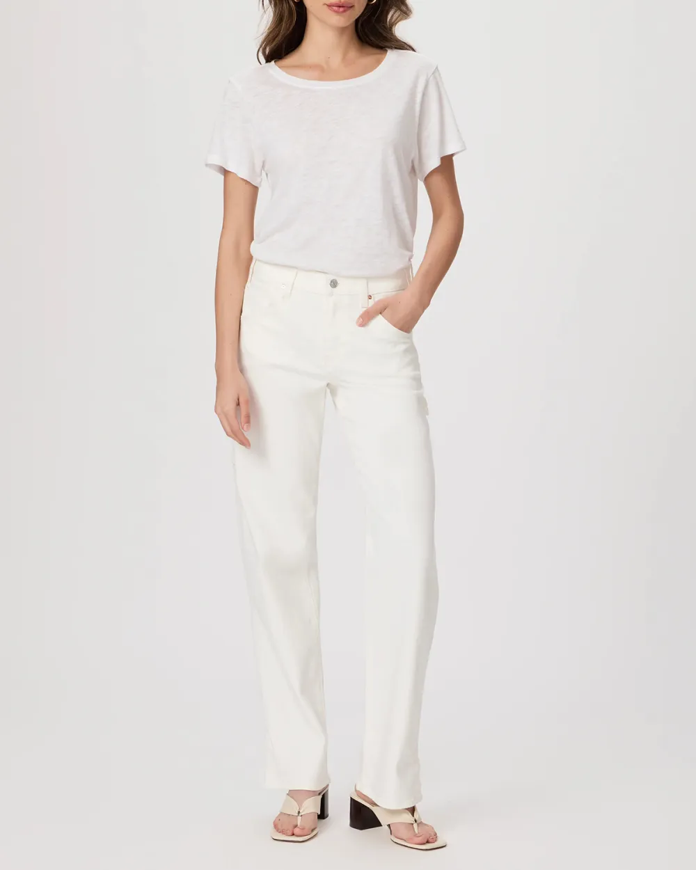 White Supremely Soft Crew Neck Tee
