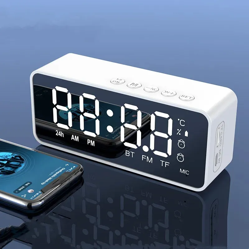 Alarm Clock with Bluetooth Speaker